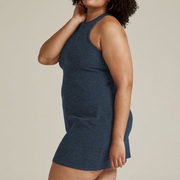 BEYOND YOGA Under Lock & Key Racerback Dress Nocturnal Navy SIZE 4X preloved - Picture 10 of 10
